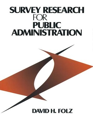 cover image of Survey Research for Public Administration